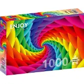 Enjoy Gradient Rainbow Swirl Puzzel 1000 Stukjes