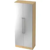 Hjh OFFICE PRO SIGNA G 7100 CE - Esdoorn/Zilver Hoogte van de map | 5 OH Kast Chrome metaal handgreep