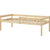 En.casa Kinderbed Sonkajärvi met onderschuifbed 90x200 cm naturel []