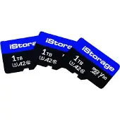 ISTORAGE MicroSD Card 1TB - 3 Pack - alleen te gebruiken met de datAshur SD flashdrive (module) - IS-FL-DSD-256