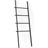 SmartaSaker Leana handdoekladder 51x152x4cm Hout Zwart 1017445-040
