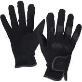 QHP - Paardrijhandschoen Multi Winter - Gevoerd - Zwart - Maat XL
