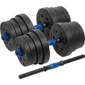 Rebel ACTIVE Hantle bitumiczne regulowane z łącznikiem 2x15 kg