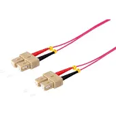 S-Impuls Duplex Patchkabel SC/SC 50/125µ, OM4 violett, 5m