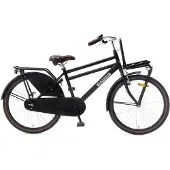 POPAL Daily Dutch Jongensfiets 24 inch Zwart 100% Rijklaar Geleverd