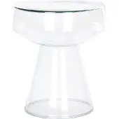 Beliani LAGUNA - Bijzettafel - Transparant - Glas