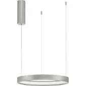 Lyora Ronde hanglamp Perrine zilvergrijs Ø 40cm