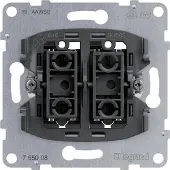 Legrand 765008 Inzetstuk Dubbele omschakelaar Seano 1 stuk(s)