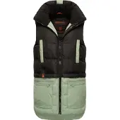 MARIKOO Bodywarmer mintgroen / zwart