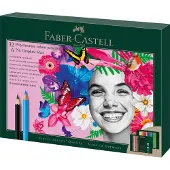 Faber Castell tekenset - Polychromos en Pitt Grafiet Mat - 40-delig - FC-210053