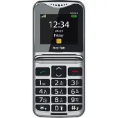 Beafon Fold 10 Senioren mobiele telefoon Zwart, Zilver