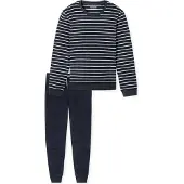 Schiesser Pyjama Long nightblue 181929 58/3XL