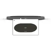 Berg Trampoline springmat ovaal 520x345 cm