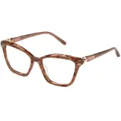 Furla VFU876 54/17/140 Glanzend Gestreept Bruin Acetaat DAME VFU876