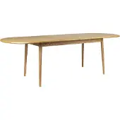 Zuiver Twist Uitschuifbare Eettafel 185|240x90 cm Eikenhout - Beige