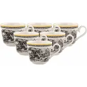 Villeroy & Boch Mokka- / Espressotassen Audun Ferme 80 ml Set van 6