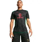 Puma AC Milan X Off-White Pre-Match Trainingsshirt 2024-2025 Zwart Rood