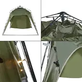 Pro-Tec LED-paviljoen "Barendrecht", afmetingen 250x250x190 cm, kleur: groen