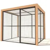 Glorenza Olivia - Kattenren - Aluminium - Antraciet - 224x190x187 cm