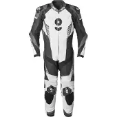 GMS GRC-1 Zwart Wit Grijs 1-Delig Motorpak Maat 50