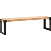 Wohnling Eetkamerbank acaciahout 140 cm breed
