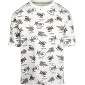 Koko Noko T-shirt wit Jongens Stretchkatoen Ronde hals All over print - maat 116