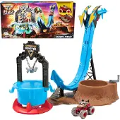 Monster Jam Mud Bluster Wash Track Blauw Kinderen