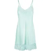Lingadore Night Slipdress Jade Blue | Maat: 3XL | Kleur: Jade blauw
