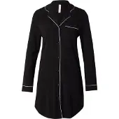 Hunkemoller Nachthemd 'Essential' zwart / wit