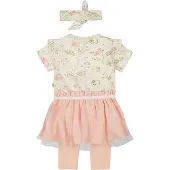 Dirkje Meisjes Kledingset - Faded peach