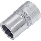 Hazet Dopsleutel 900Z-15 · 1/2 inch (12,5 mm) vierkant hol · Buitentwaalfkant tractieprofiel · SW 15 mm