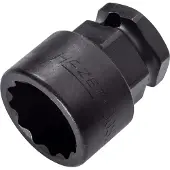 Hazet 900SZ6-22 900SZ6-22 Buiten-dubbel-zeskant-tractionprofiel Dopsleutelinzetstuk 22 mm 1/2 (12.5 mm)