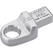Hazet Insteekringsleutel 6630C-11 · 9 x 12 mm insteekvierkant massief · Buitentwaalfkant tractieprofiel · SW 11 mm