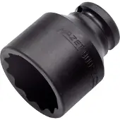 Hazet Krachtdopsleutel 900SZ-34 · 1/2 inch (12,5 mm) vierkant hol · Buitentwaalfkant tractieprofiel · SW 34 mm