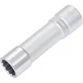 Hazet Dopsleutel 900TZ-16 · 1/2 inch (12,5 mm) vierkant hol · Buitentwaalfkant tractieprofiel · SW 16 mm