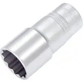 Hazet Dopsleutel 900TZ-30 · 1/2 inch (12,5 mm) vierkant hol · Buitentwaalfkant tractieprofiel · SW 30 mm