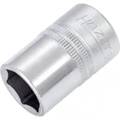 Hazet Dopsleutel 900-16 · 1/2 inch (12,5 mm) vierkant hol · Buiten-zeskant-tractieprofiel · SW 16 mm