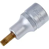Hazet Dopsleutelbit 990-6 · 1/2 inch (12,5 mm) vierkant hol · Binnenveeltandprofiel XZN · SW M6