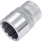 Hazet Dopsleutel 900Z-20 · 1/2 inch (12,5 mm) vierkant hol · Buitentwaalfkant tractieprofiel · SW 20 mm