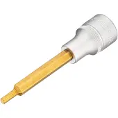 Hazet Dopsleutelbit 986L-4 · 1/2 inch (12,5 mm) vierkant hol · Binnen-zeskant-profiel · SW 4 mm