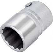 Hazet Dopsleutel 1000Z-27 · 3/4 inch (20 mm) vierkant hol · Buitentwaalfkant profiel · SW 27 mm