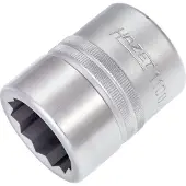 Hazet Dopsleutel 1100Z-32 · 1 inch (25 mm) vierkant hol · Buitentwaalfkant profiel · SW 32 mm