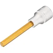 Hazet Dopsleutelbit 986L-8 · 1/2 inch (12,5 mm) vierkant hol · Binnen-zeskant-profiel · SW 8 mm