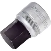 Hazet Dopsleutelbit 985-19 · 1/2 inch (12,5 mm) vierkant hol · Binnen-zeskant-profiel · SW 19 mm