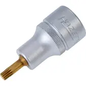 Hazet Dopsleutelbit 990-5 · 1/2 inch (12,5 mm) vierkant hol · Binnenveeltandprofiel XZN · SW M5