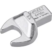 Hazet Insteek-steeksleutel 6450C-13 · 9 x 12 mm insteekvierkant massief · Buiten-zeskant-profiel · SW 13 mm