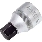 Hazet Dopsleutelbit 985-12 · 1/2 inch (12,5 mm) vierkant hol · Binnen-zeskant-profiel · SW 12 mm