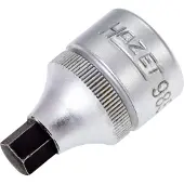 Hazet Dopsleutelbit 985-8 · 1/2 inch (12,5 mm) vierkant hol · Binnen-zeskant-profiel · SW 8 mm