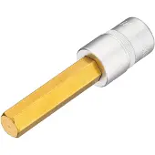 Hazet Dopsleutelbit 986L-14 · 1/2 inch (12,5 mm) vierkant hol · Binnen-zeskant-profiel · SW 14 mm