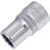 Hazet Dopsleutel 900Z-12 · 1/2 inch (12,5 mm) vierkant hol · Buitentwaalfkant tractieprofiel · SW 12 mm